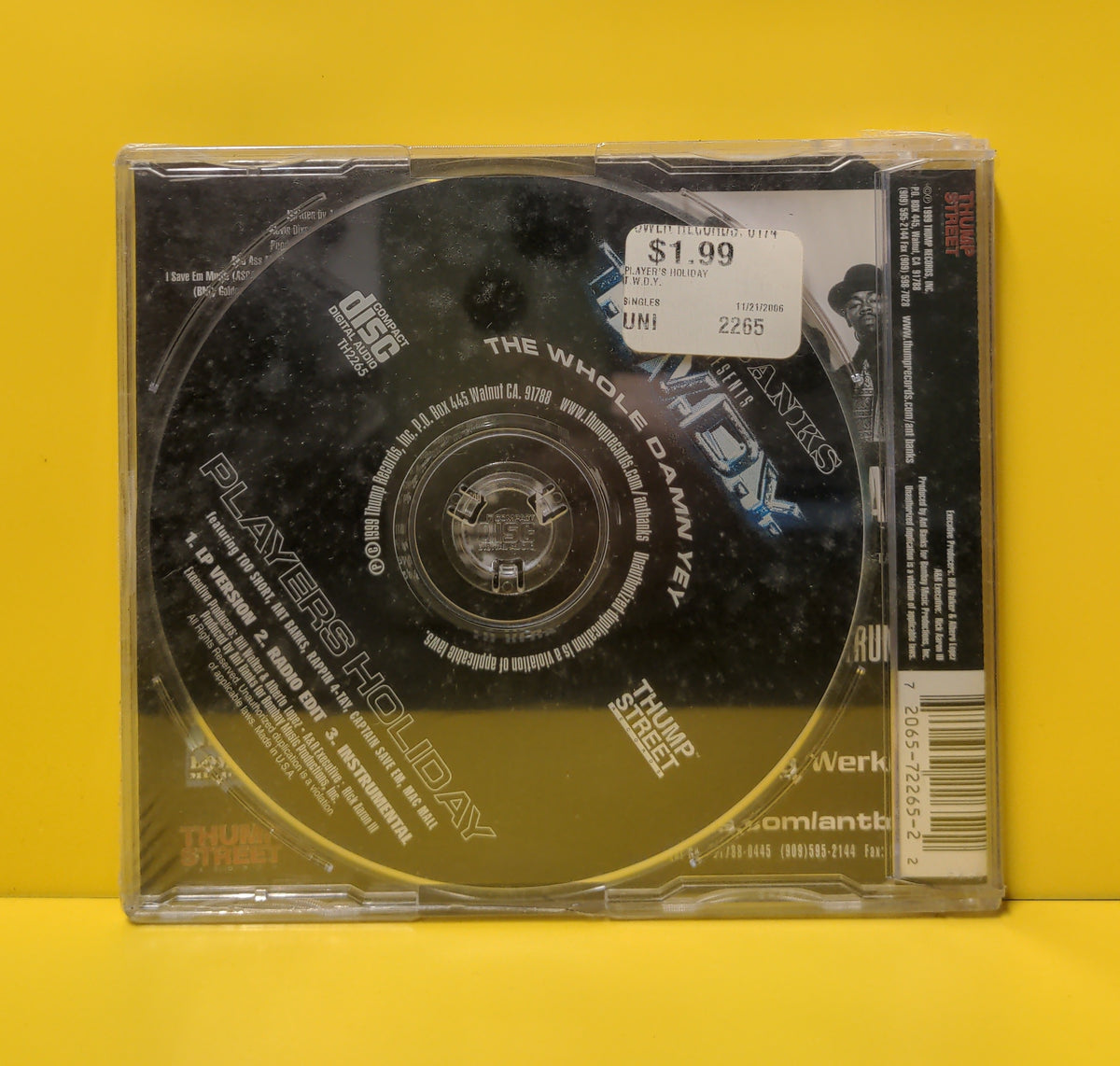 Ant Banks Presents T.W.D.Y. - Players Holiday - 1999 - TH2265 New - Sealed - CDs Ant Banks Presents T.W.D.Y. - Players Holiday - 1999 - TH2265 New - Sealed - CDs