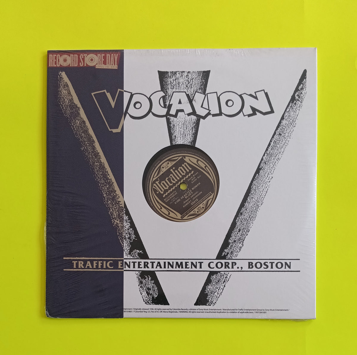 Robert Johnson - Terraplane Blues / Kind Hearted Woman Blues - 2019 - 03416 New - Sealed - RSD 10" Vinyl Robert Johnson - Terraplane Blues / Kind Hearted Woman Blues - 2019 - 03416 New - Sealed - RSD 10" Vinyl