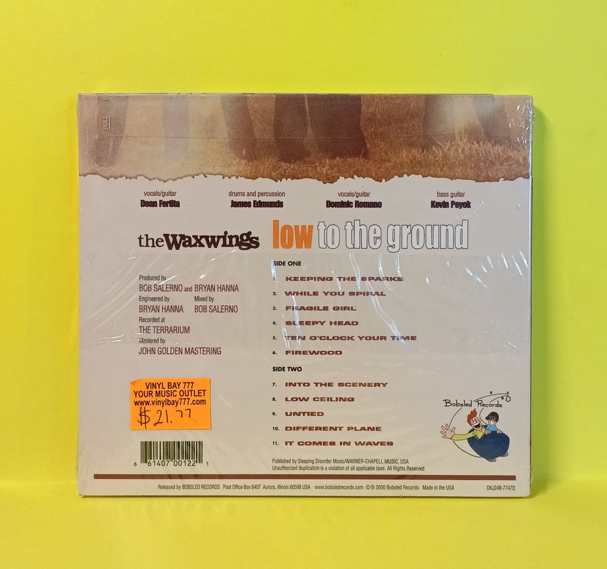 The Waxwings - Low To The Ground - 2000 - Bob-12 New - Sealed - CDs The Waxwings - Low To The Ground - 2000 - Bob-12 New - Sealed - CDs