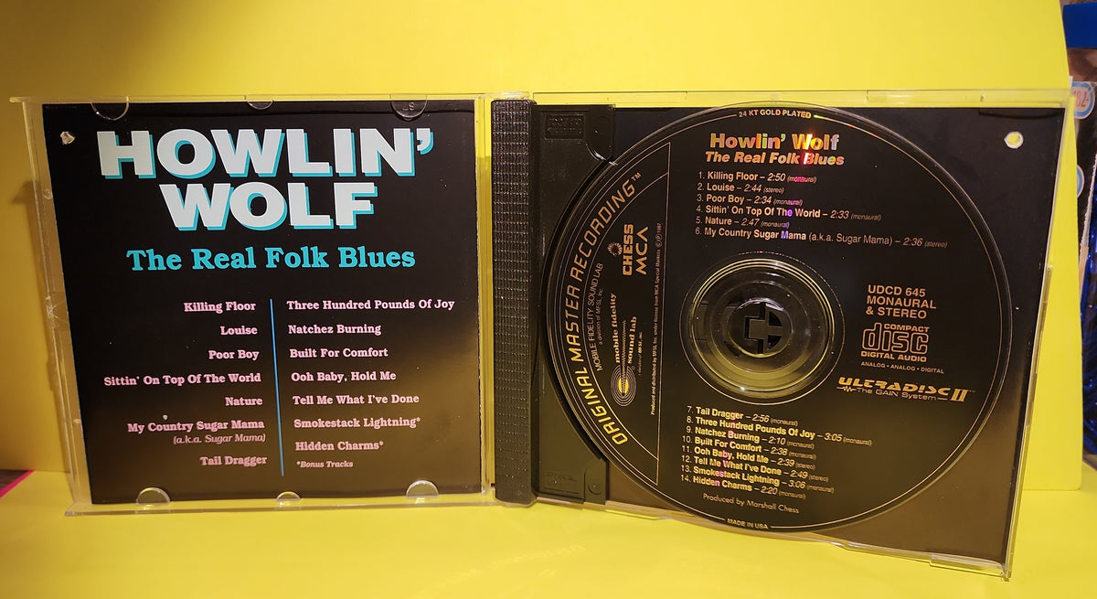 Howlin' Wolf - The Real Folk Blues - 1995 - UDCD 645 Used - VG++ - CDs Howlin' Wolf - The Real Folk Blues - 1995 - UDCD 645 Used - VG++ - CDs