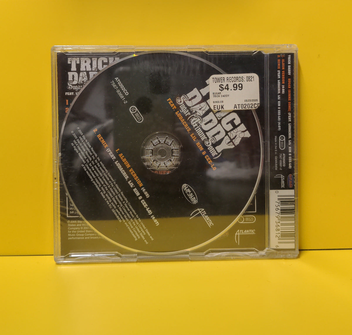 Trick Daddy featuring Ludacris, Lil' Kim & Cee-Lo - Sugar (Gimme Some) - 2005 - 7567-93681-2 / AT0202CD New - Sealed - CDs Trick Daddy featuring Ludacris, Lil' Kim & Cee-Lo - Sugar (Gimme Some) - 2005 - 7567-93681-2 / AT0202CD New - Sealed - CDs