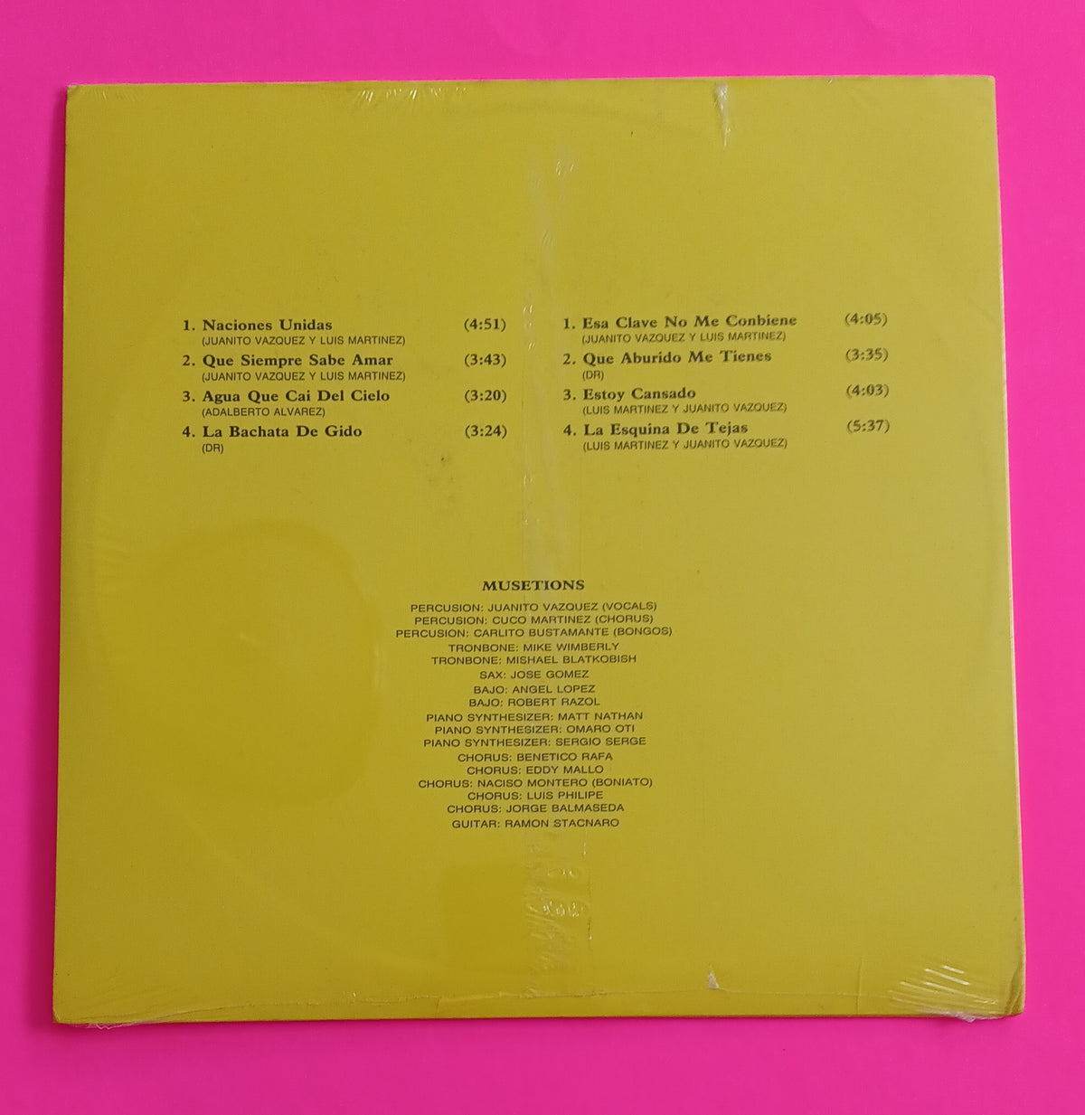 Juanito Vazquez - A Cuba En Bicicleta Y A Las Naciones Unidas - 1990 - New - Sealed - Vinyl Juanito Vazquez - A Cuba En Bicicleta Y A Las Naciones Unidas - 1990 - New - Sealed - Vinyl
