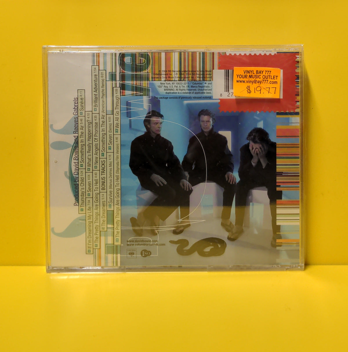 David Bowie - Hours... - 2004 - CK 92099 New - Sealed - CDs David Bowie - Hours... - 2004 - CK 92099 New - Sealed - CDs