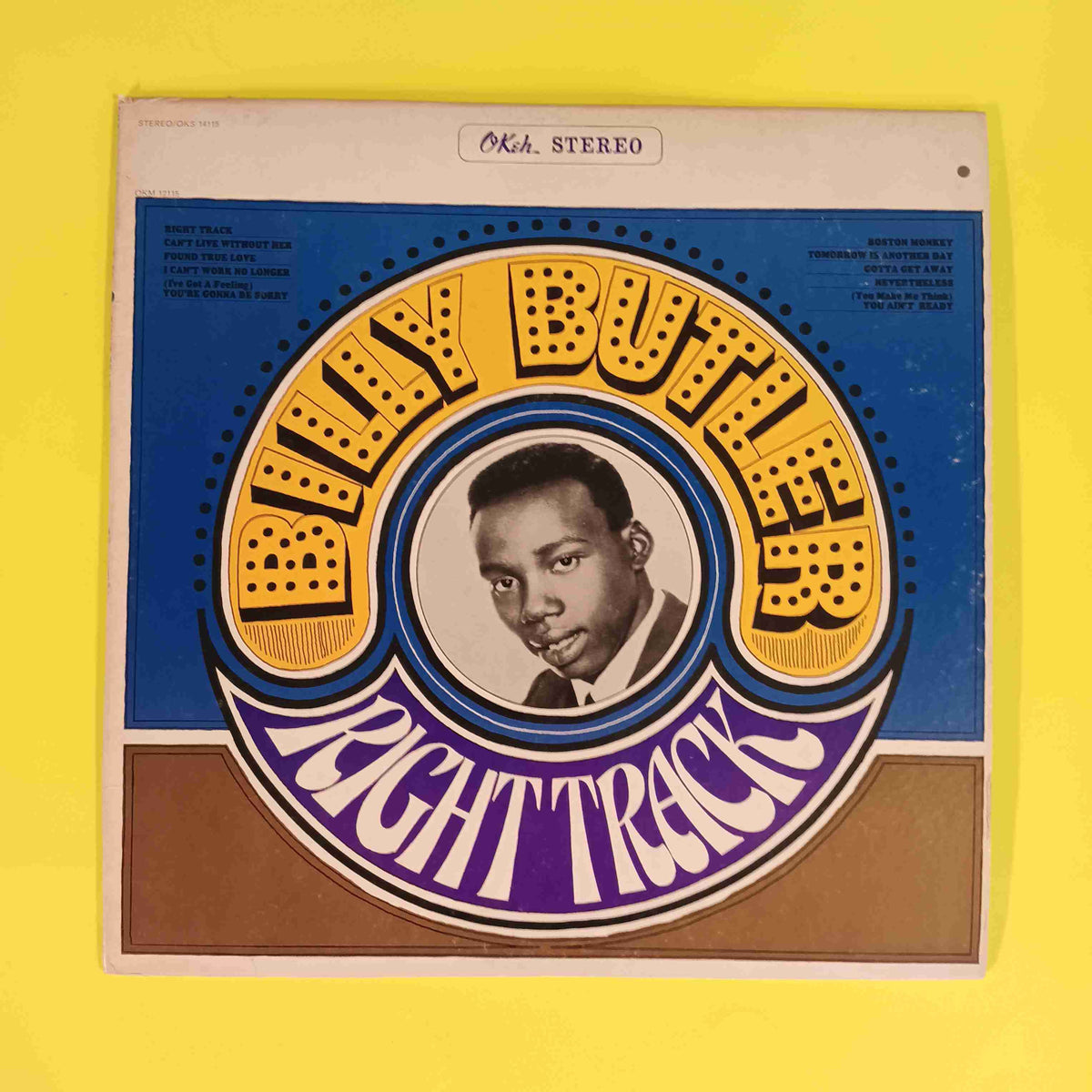 Billy Butler - Right Track ORIGINAL PROMO - 1966 - OKS 14115 Used - EX - Vinyl Billy Butler - Right Track ORIGINAL PROMO - 1966 - OKS 14115 Used - EX - Vinyl