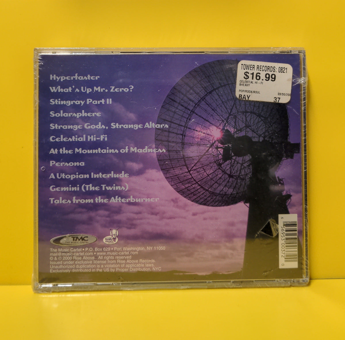 Sheavy - Celestial Hi-Fi - 2000 - TMC37CD New - Sealed - CDs Sheavy - Celestial Hi-Fi - 2000 - TMC37CD New - Sealed - CDs