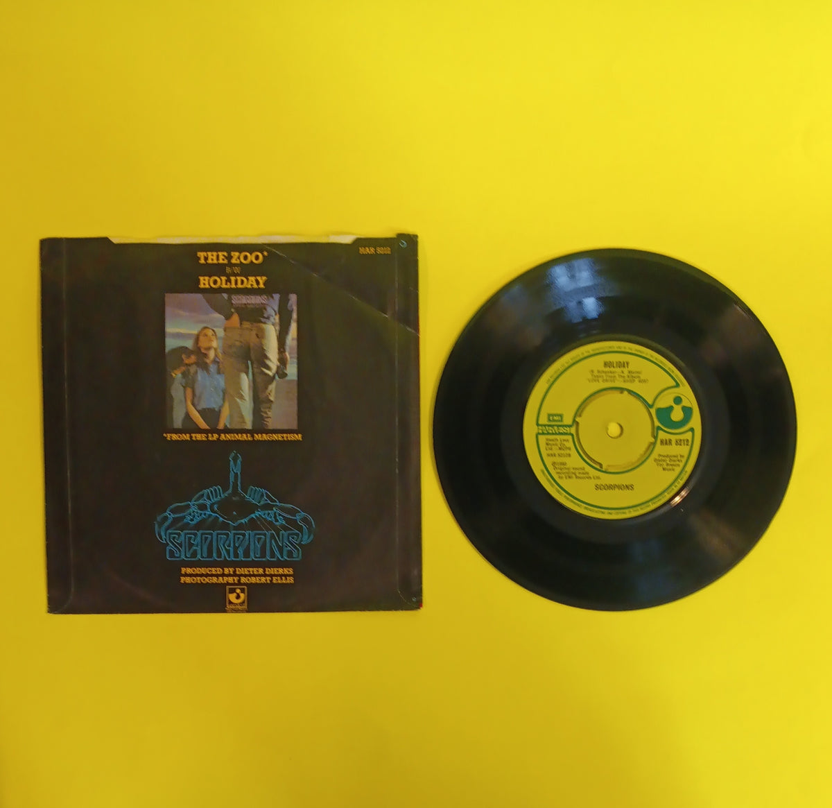 Scorpions - The Zoo / Holiday (UK 7") - 1980 - HAR 5212 Used - EX - Vinyl Scorpions - The Zoo / Holiday (UK 7") - 1980 - HAR 5212 Used - EX - Vinyl