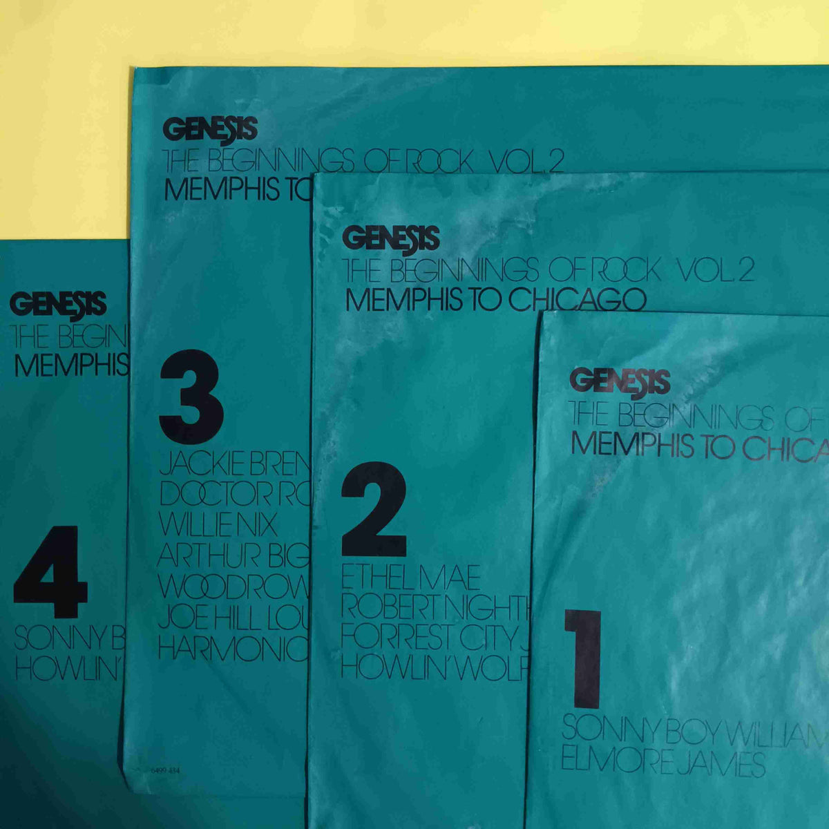 Various - Genesis 4LP Box Vol. 2 The Beginning of Rock- From Memphis to Chicago - 1973 - 6641 125 Used - VG++ - Vinyl Various - Genesis 4LP Box Vol. 2 The Beginning of Rock- From Memphis to Chicago - 1973 - 6641 125 Used - VG++ - Vinyl