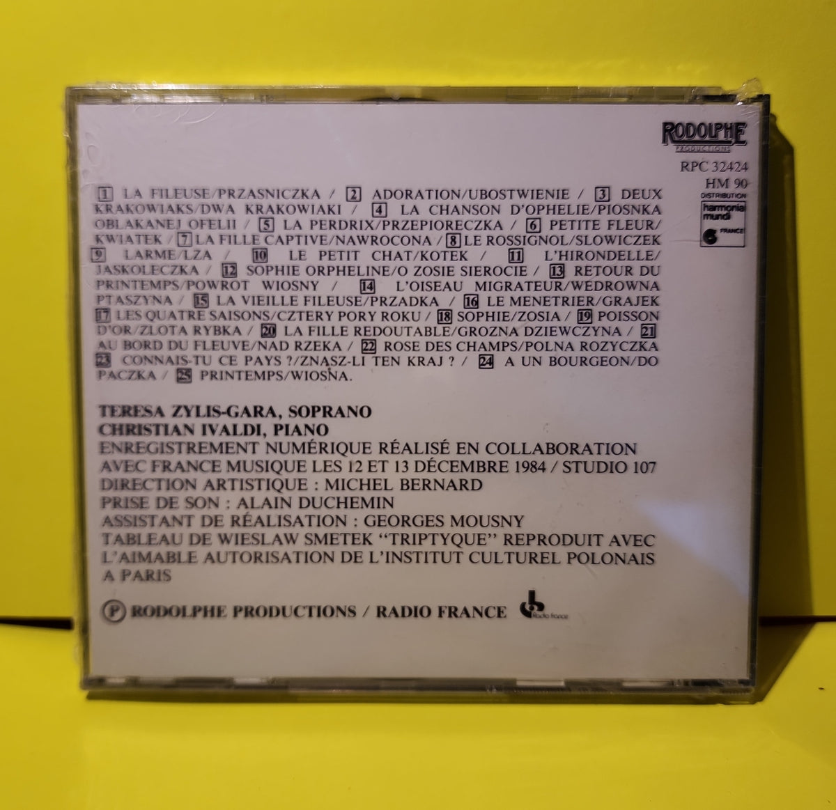 Stanislaw Moniusko - Melodies - RPC 3224 New - Sealed - CDs Stanislaw Moniusko - Melodies - RPC 3224 New - Sealed - CDs