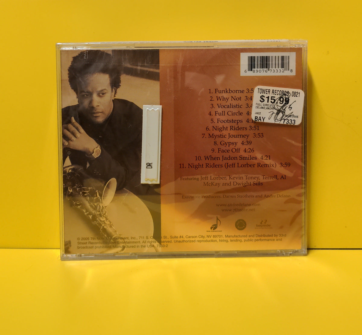 Andre Delano - Full Circle - 2005 - 7333-2 New - Sealed - CDs Andre Delano - Full Circle - 2005 - 7333-2 New - Sealed - CDs