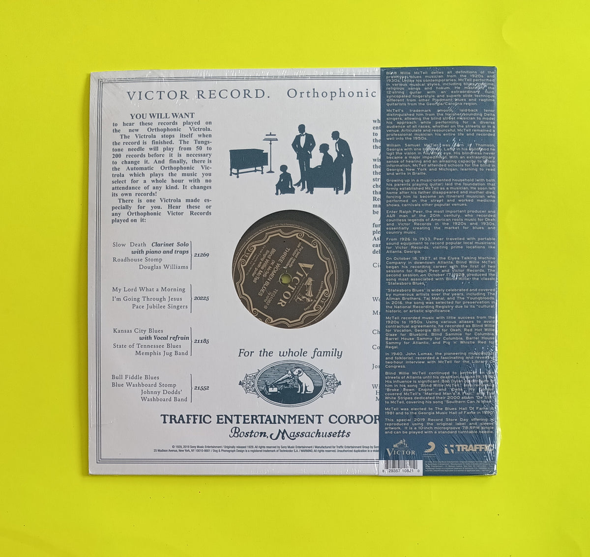 Blind Willie McTell - Statesboro Blues / Three Women Blues - 2019 - TEG 1082 New - Sealed - RSD 10" Vinyl Blind Willie McTell - Statesboro Blues / Three Women Blues - 2019 - TEG 1082 New - Sealed - RSD 10" Vinyl