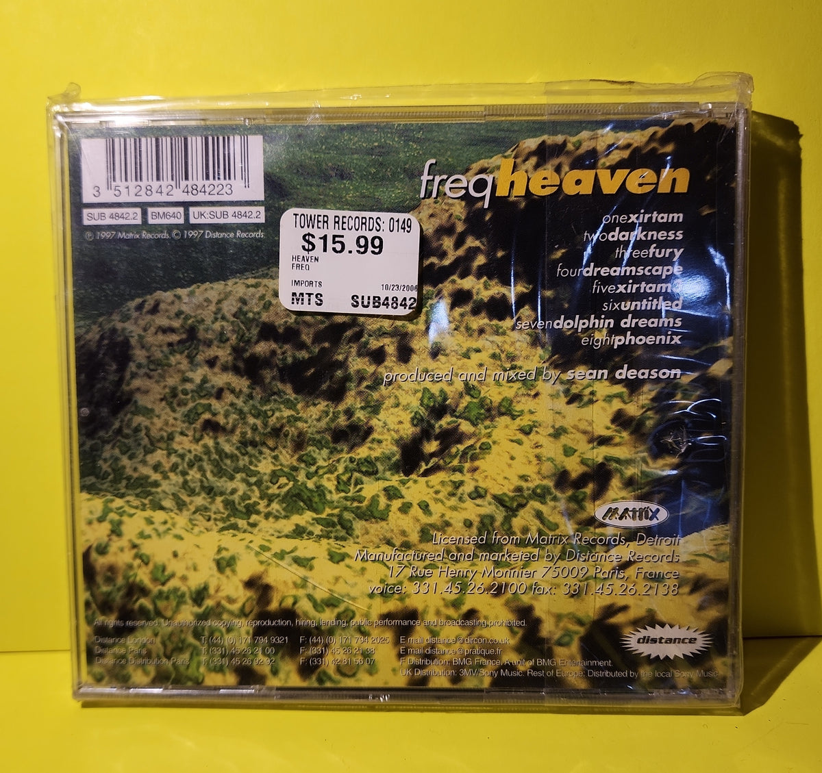 Freq - Heaven - 1997 - SUB 4842.2 New - Sealed - CDs Freq - Heaven - 1997 - SUB 4842.2 New - Sealed - CDs
