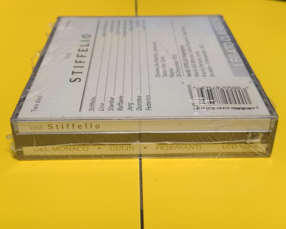 Verdi, Del Monaco, Gulin, Fioravanti, De Fabritiis - Stiffelio - LCD 169-2 New - Sealed - 2xCD Verdi, Del Monaco, Gulin, Fioravanti, De Fabritiis - Stiffelio - LCD 169-2 New - Sealed - 2xCD