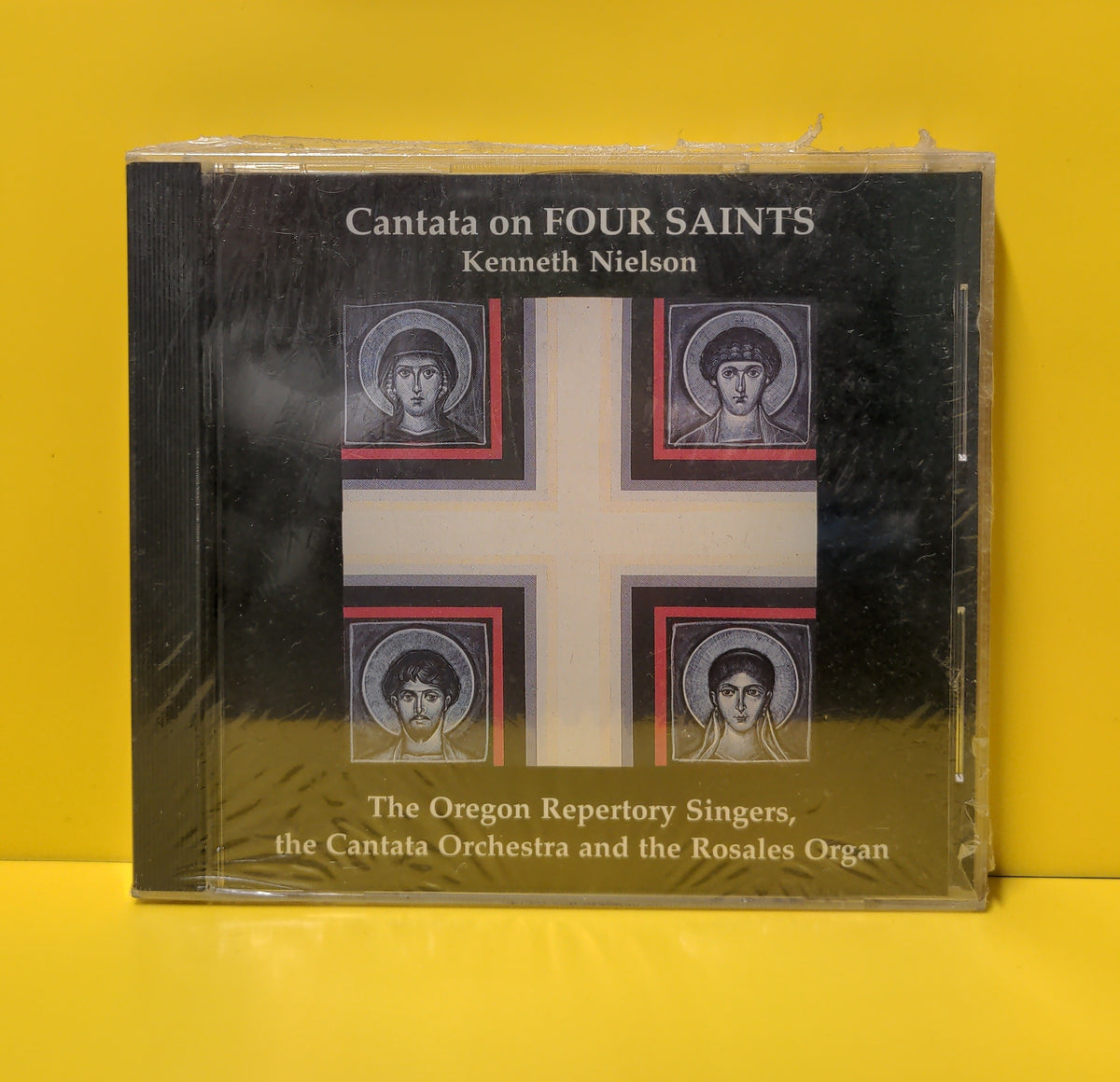 Kenneth Nielson, The Oregon Repertory Singers, Cantata Orchestra, Rosales Organ - Cantata on Four Saints - 1993 - AR6099 New - Sealed - CDs Kenneth Nielson, The Oregon Repertory Singers, Cantata Orchestra, Rosales Organ - Cantata on Four Saints - 1993 - AR6099 New - Sealed - CDs