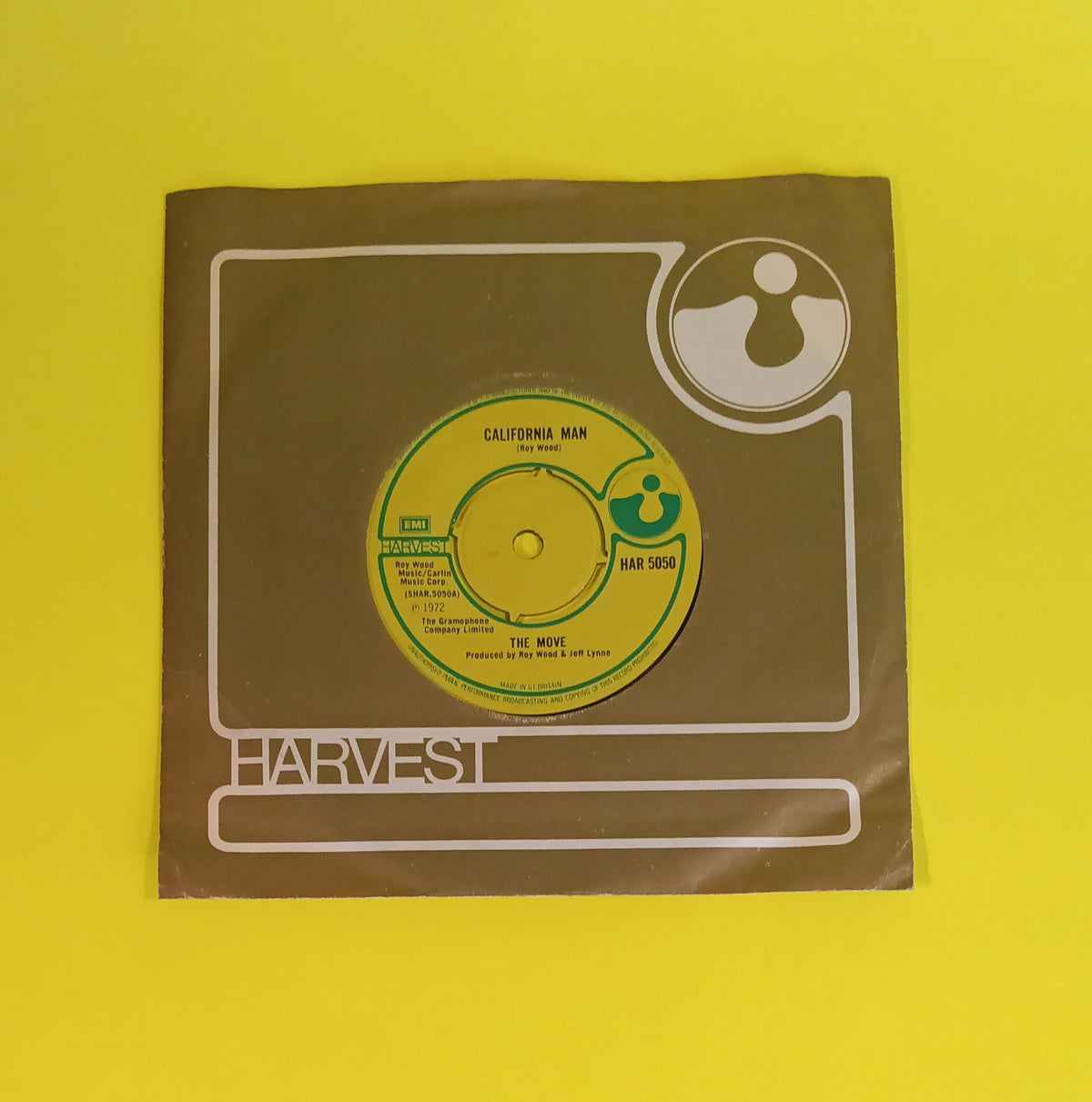 The Move - California Man (UK 7") - 1972 - HAR 5050 Used - VG++ - Vinyl The Move - California Man (UK 7") - 1972 - HAR 5050 Used - VG++ - Vinyl