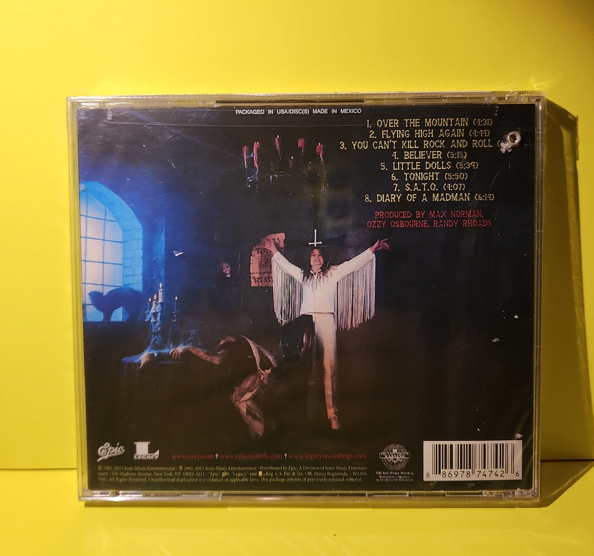 Ozzy Osbourne - Diary Of A Madman - 2011 - 88697874742 New - Sealed - CDs Ozzy Osbourne - Diary Of A Madman - 2011 - 88697874742 New - Sealed - CDs