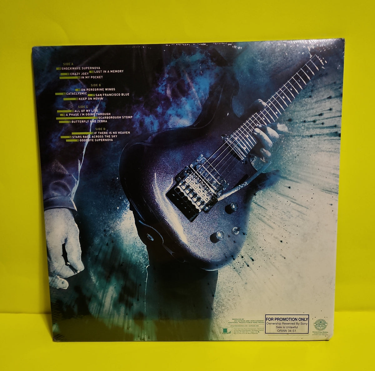 Joe Satriani - Shockwave Supernova - 2015 - 88875102901 New - Sealed - Vinyl Joe Satriani - Shockwave Supernova - 2015 - 88875102901 New - Sealed - Vinyl