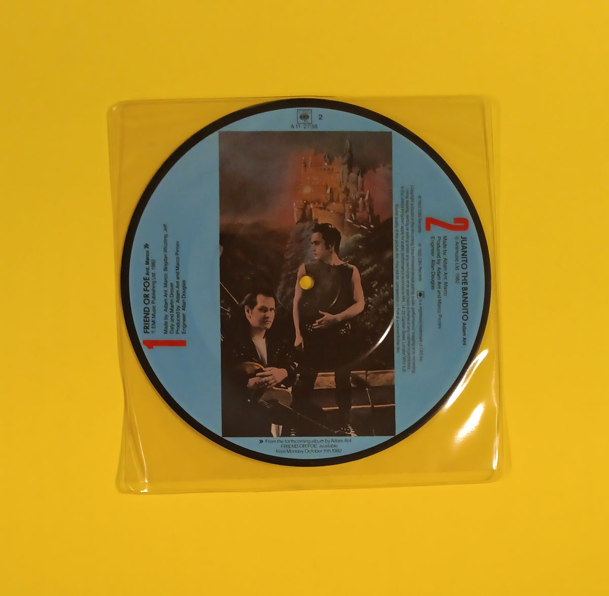 Adam Ant - Friend or Foe (UK 7" Pic Disc) - 1982 - A11-2736 Used - VG++ - Vinyl Adam Ant - Friend or Foe (UK 7" Pic Disc) - 1982 - A11-2736 Used - VG++ - Vinyl