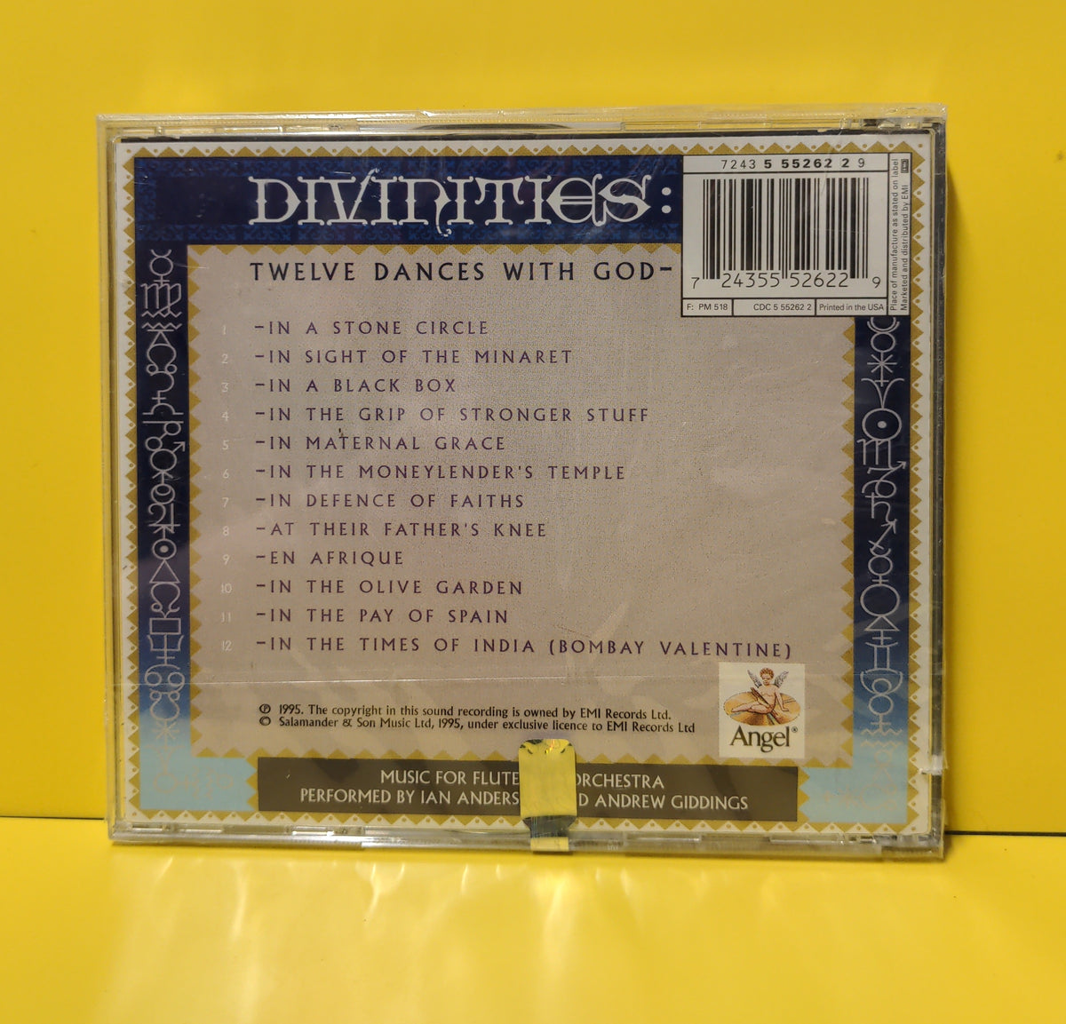 Ian Anderson - Divinities: Twelve Dances With God - 1995 - 7243 5 55262 2 9 New - Sealed - CDs Ian Anderson - Divinities: Twelve Dances With God - 1995 - 7243 5 55262 2 9 New - Sealed - CDs