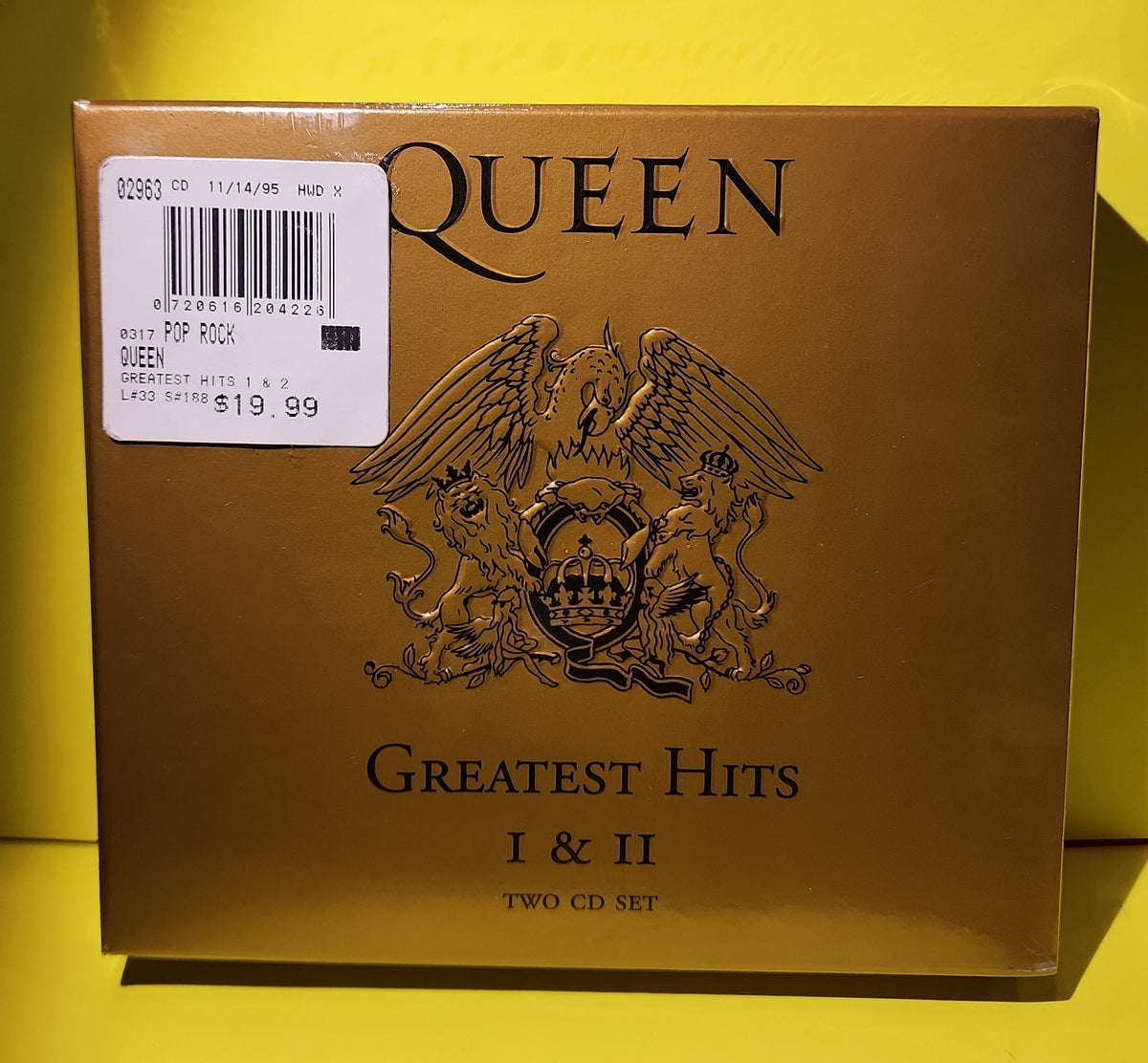 Queen - Greatest Hits I & II - 1994 - HR-62042-2 New - Sealed - CDs Queen - Greatest Hits I & II - 1994 - HR-62042-2 New - Sealed - CDs
