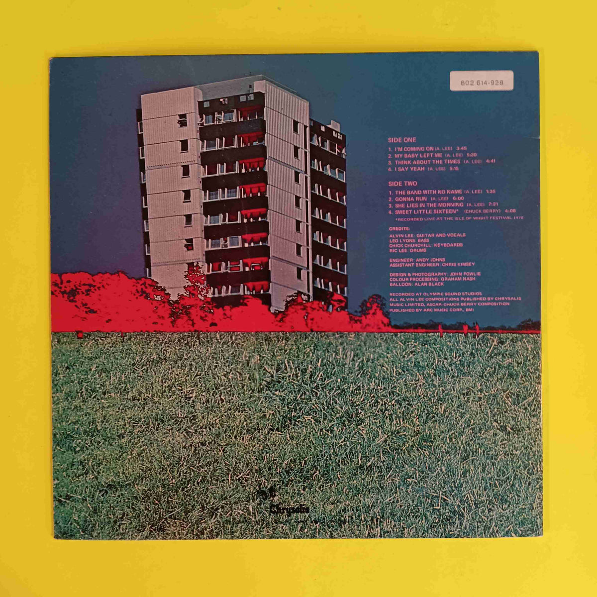 Ten Years After - Watt UK Import - CHR 1085 Used - EX - Vinyl Ten Years After - Watt UK Import - CHR 1085 Used - EX - Vinyl