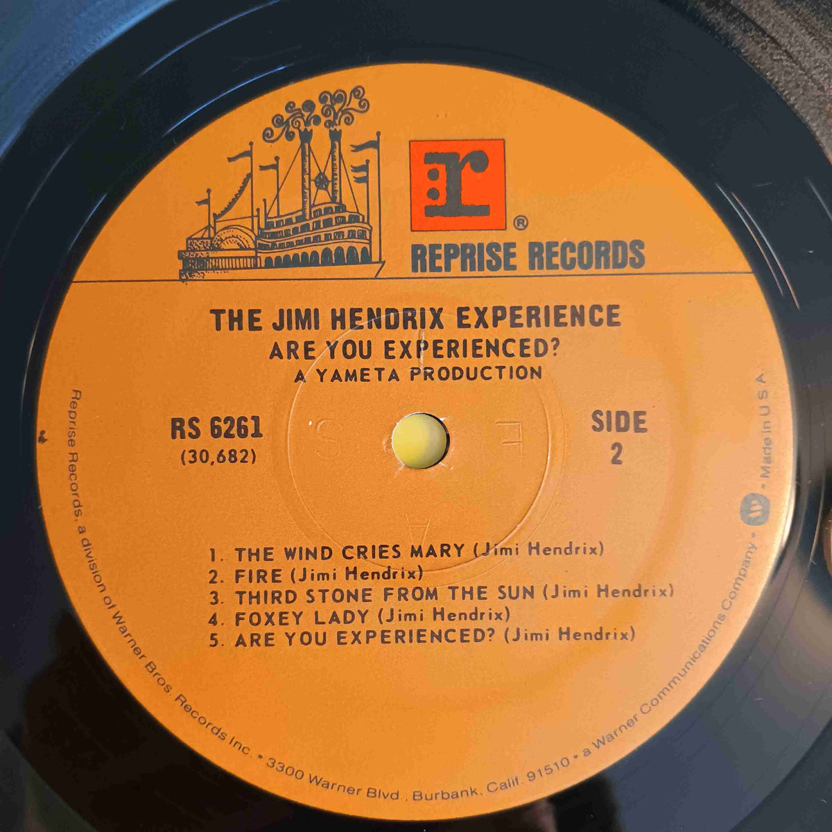 The Jimi Hendrix Experience - Are You Experienced Reissue w. Barcode - 1986 - RS 6261 Used - VG++ - Vinyl The Jimi Hendrix Experience - Are You Experienced Reissue w. Barcode - 1986 - RS 6261 Used - VG++ - Vinyl