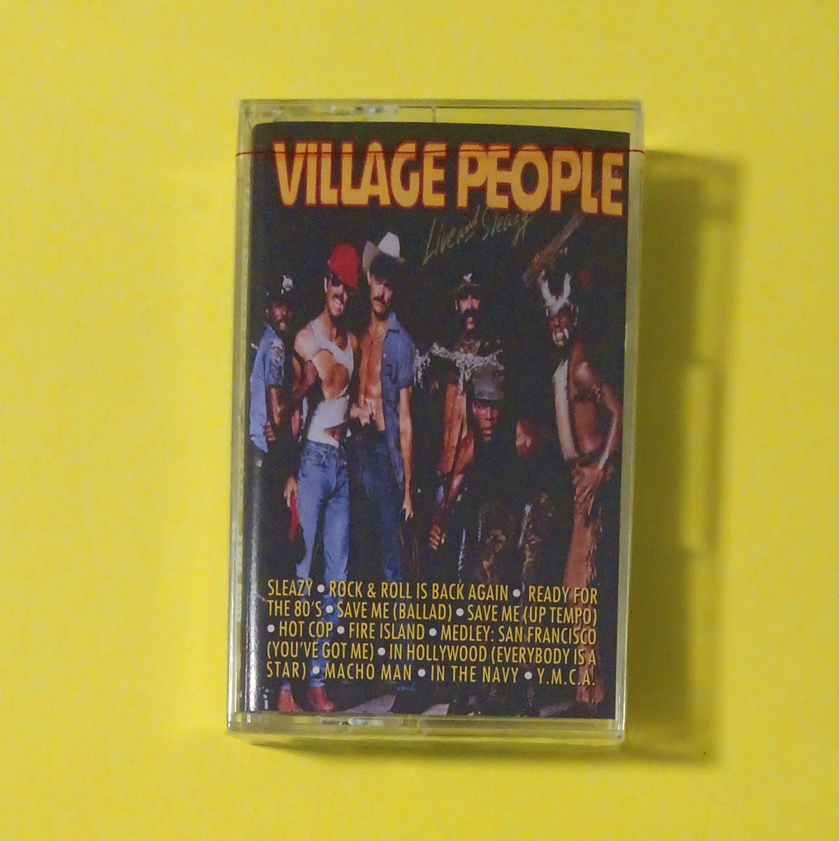 Village People - Live And Sleazy - 1994 - 314 520 226-4 New - Sealed - Cassette Village People - Live And Sleazy - 1994 - 314 520 226-4 New - Sealed - Cassette