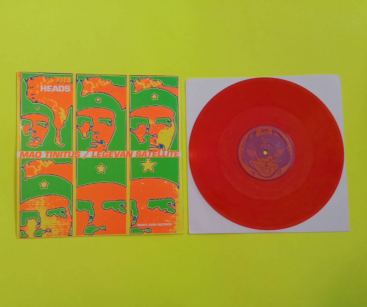 The Heads - Mao Tinitus - 1998 - MR078 Used - NM 10" Orange Vinyl The Heads - Mao Tinitus - 1998 - MR078 Used - NM 10" Orange Vinyl