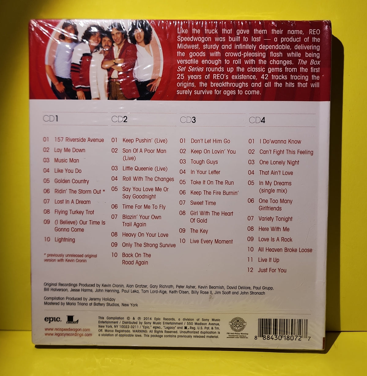 REO Speedwagon - The Box Set Series - 2014 - 88843018072 New - Sealed - CDs REO Speedwagon - The Box Set Series - 2014 - 88843018072 New - Sealed - CDs