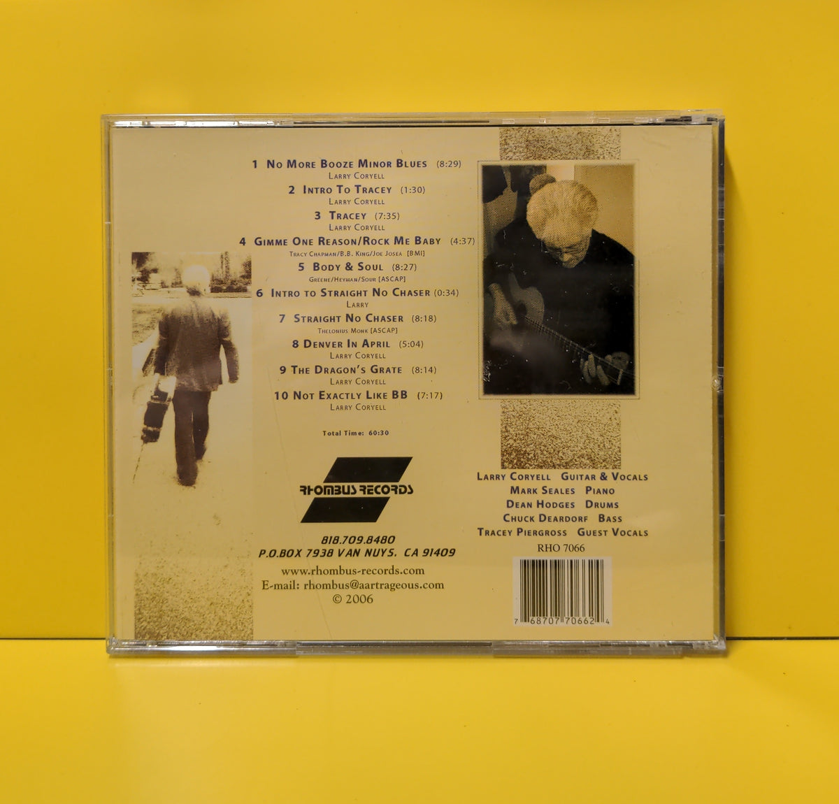 Larry Coryell - Laid Back & Blues - 2006 - RHO 7066 Used - EX - CDs Larry Coryell - Laid Back & Blues - 2006 - RHO 7066 Used - EX - CDs