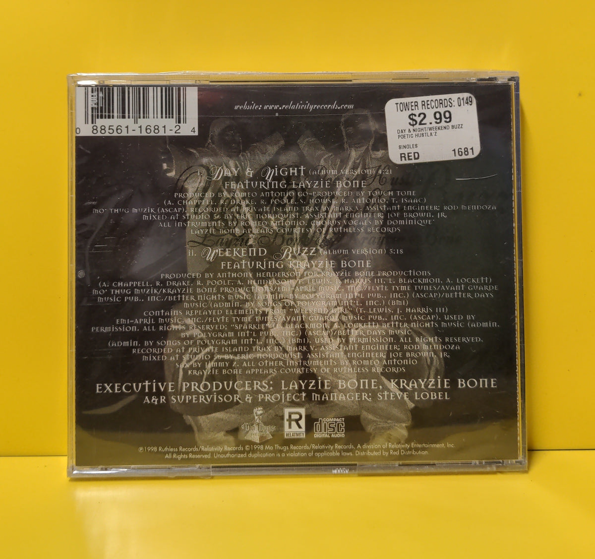 Poetic Hustla'z - Day & Night / Weekend Buzz - 1998 - 1681-2 New - Sealed - CDs Poetic Hustla'z - Day & Night / Weekend Buzz - 1998 - 1681-2 New - Sealed - CDs