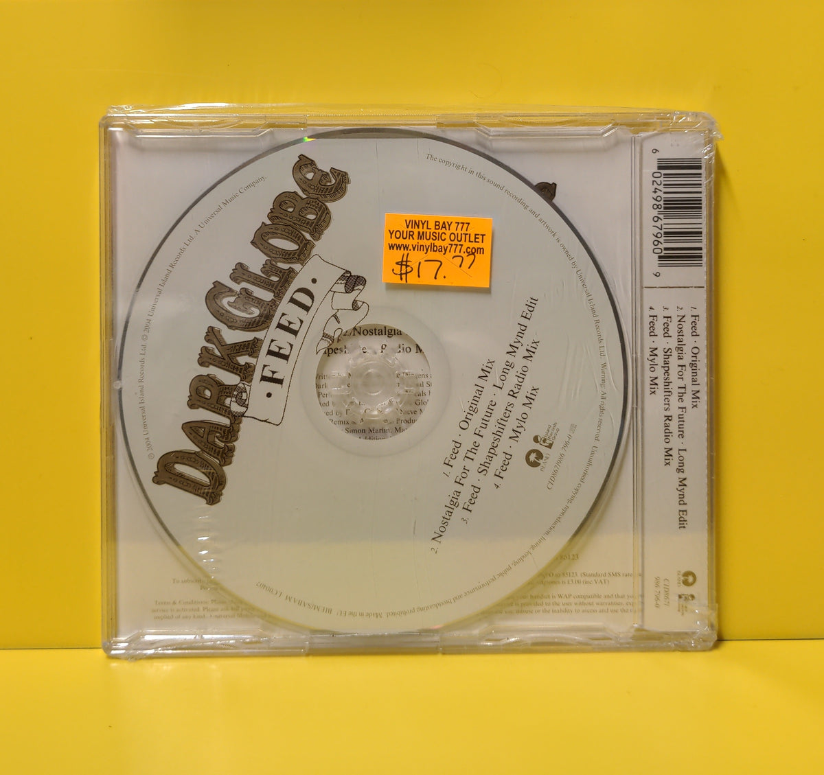 Dark Globe - Feed - 2004 - CID867 New - Sealed - CDs Dark Globe - Feed - 2004 - CID867 New - Sealed - CDs