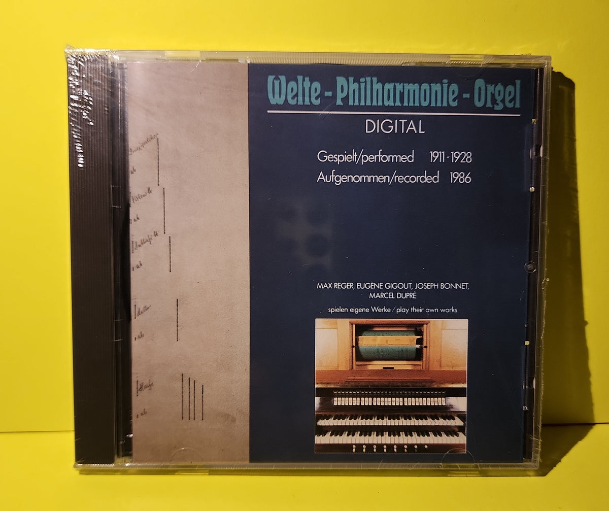 Marcel Dupré, Joseph Bonnet, Max Reger, Eugène Gigout - Welte-Philharmonie-Orgel - 1986 - INT 860.857 New - Sealed - CDs Marcel Dupré, Joseph Bonnet, Max Reger, Eugène Gigout - Welte-Philharmonie-Orgel - 1986 - INT 860.857 New - Sealed - CDs