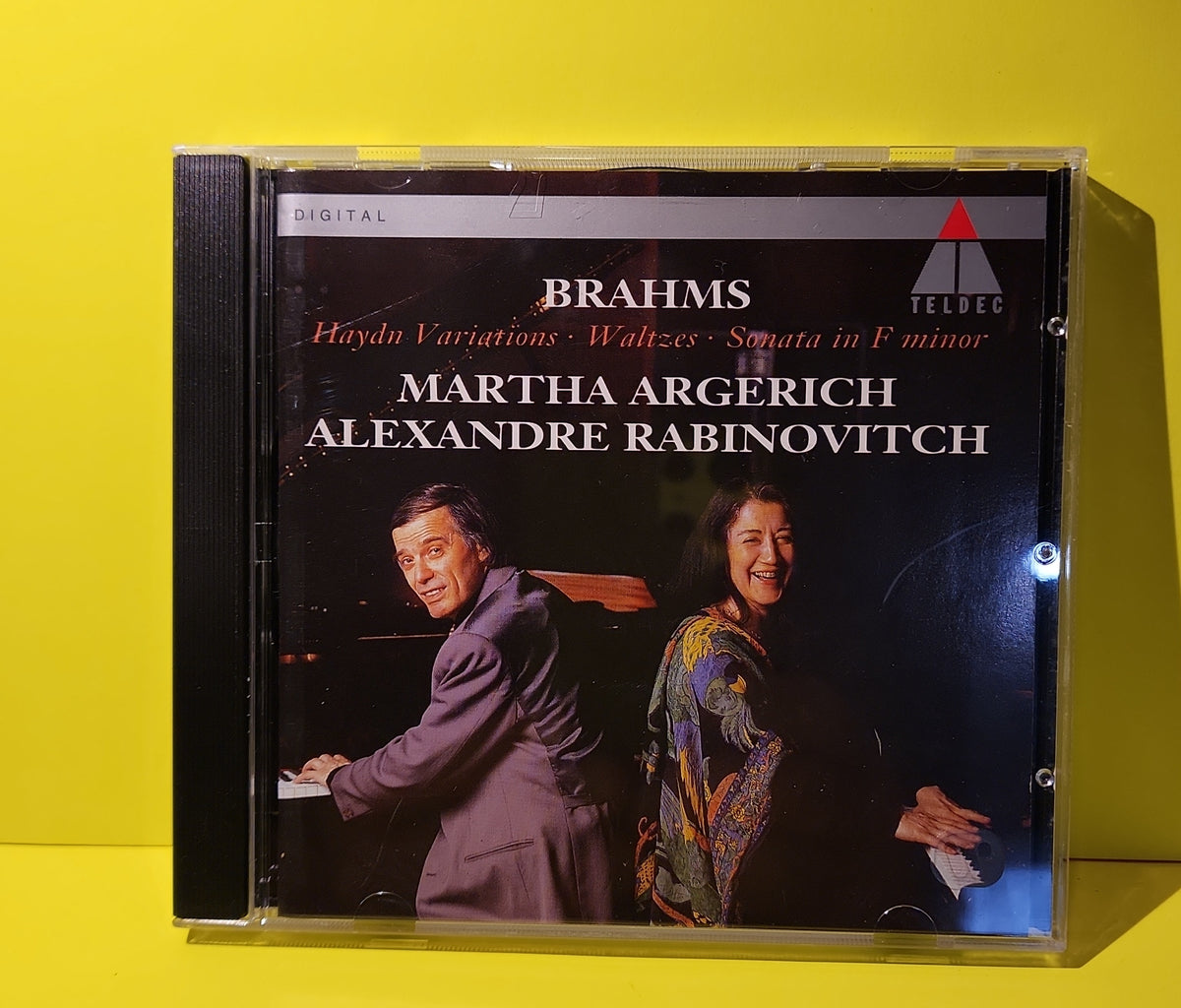 Brahms - Martha Argerich, Alexandre Rabinovitch - 1994 - 4509-92257-2 Used - NM - CDs Brahms - Martha Argerich, Alexandre Rabinovitch - 1994 - 4509-92257-2 Used - NM - CDs