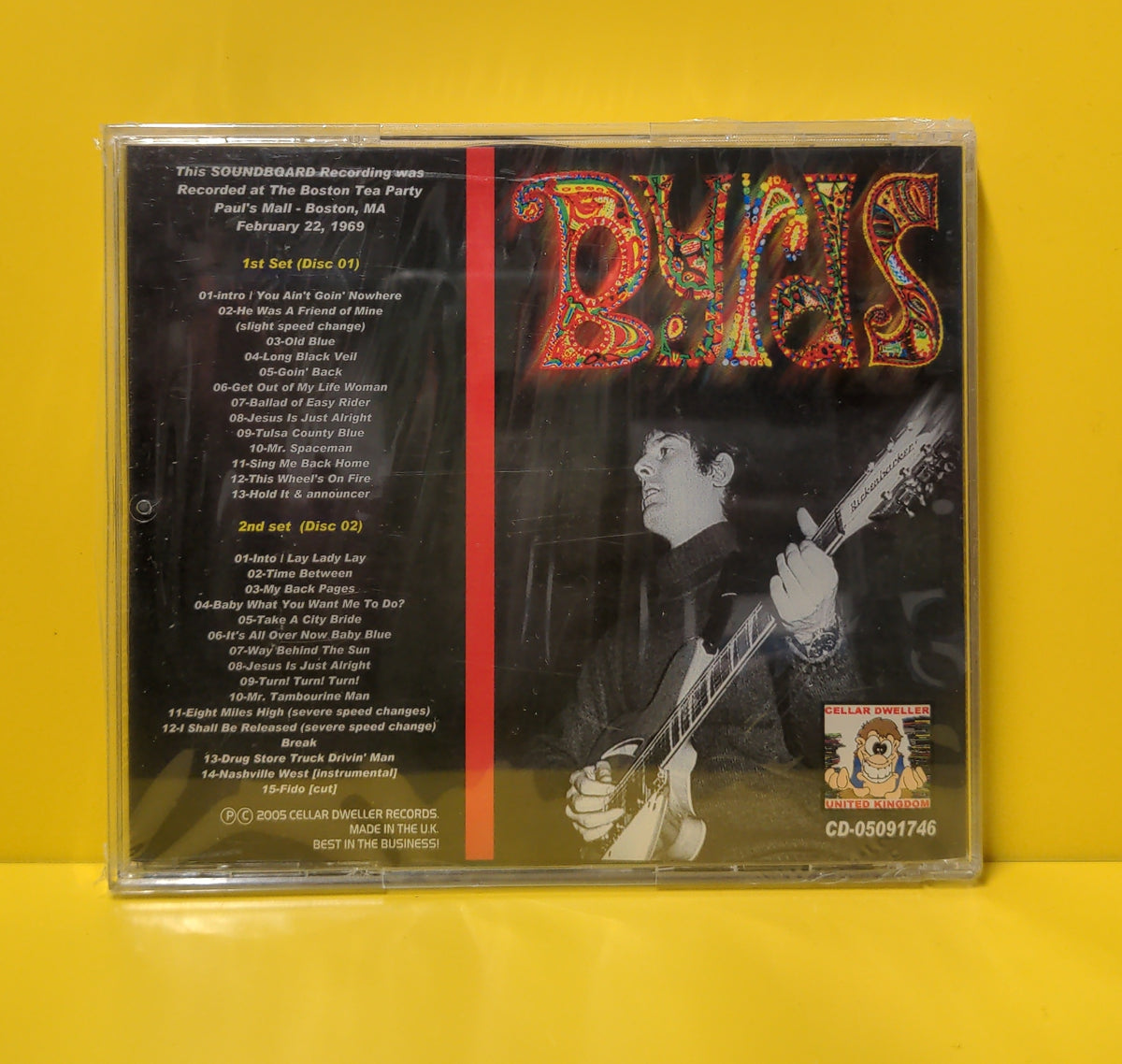 The Byrds - The Boston Tea Party - 2005 - CD-05091746 New - Sealed - CDs The Byrds - The Boston Tea Party - 2005 - CD-05091746 New - Sealed - CDs