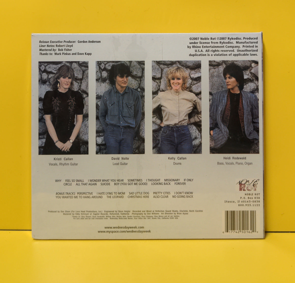 Wednesday Week - What We Had - 2008 - NOT5016 New - Sealed - CDs Wednesday Week - What We Had - 2008 - NOT5016 New - Sealed - CDs
