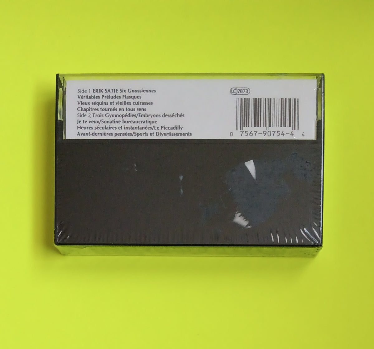 Erik Satie, Anne Queffélec - Erik Satie - 1988 - VC 7 90754-2 New - Sealed - Cassettes Erik Satie, Anne Queffélec - Erik Satie - 1988 - VC 7 90754-2 New - Sealed - Cassettes