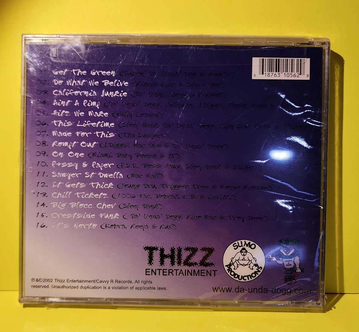 Mac Dre & Da' Unda' Dogg Presentz Various - Rompalation III - 2002 - THZ1056 New - Sealed - CDs Mac Dre & Da' Unda' Dogg Presentz Various - Rompalation III - 2002 - THZ1056 New - Sealed - CDs