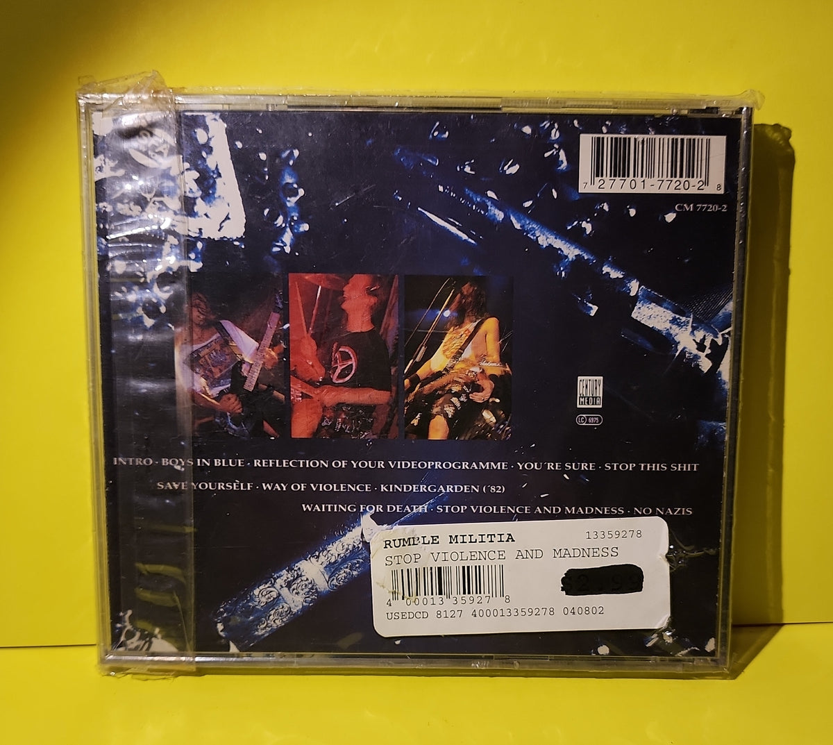 Rumble Militia - Stop Violence And Madness - 1991 - CM 7720-2 New - Sealed - CDs Rumble Militia - Stop Violence And Madness - 1991 - CM 7720-2 New - Sealed - CDs