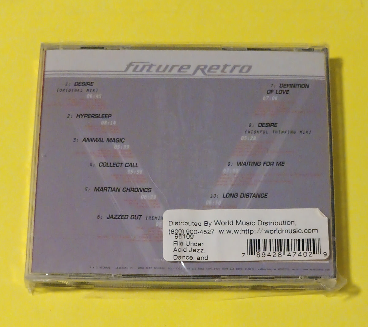 Voyager - Future Retro - 1997 - RS 97109 CD New - Sealed - CDs Voyager - Future Retro - 1997 - RS 97109 CD New - Sealed - CDs