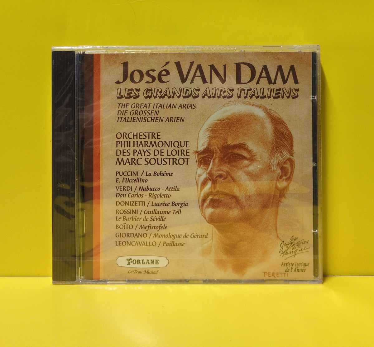 José van Dam - Les Grands Airs Italiens = The Great Italian Arias = Der Grossen Italienischen Arien - 1993 - UCD 16681 New - Sealed - CDs José van Dam - Les Grands Airs Italiens = The Great Italian Arias = Der Grossen Italienischen Arien - 1993 - UCD 16681 New - Sealed - CDs