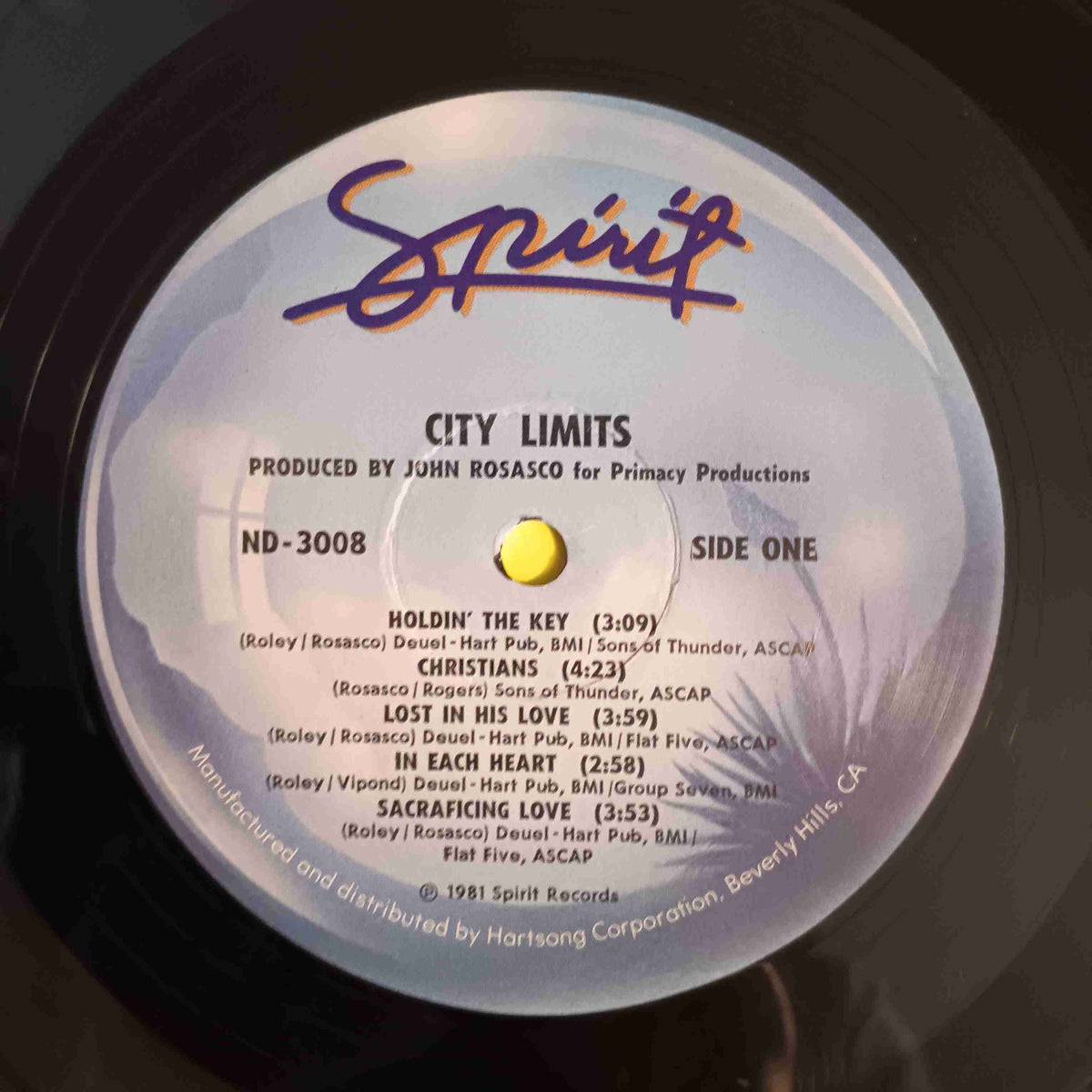 City Limits / Scott Roley - Self Titled AUTOGRAPHED - 1981 - ND3008 Used - VG++ - Vinyl City Limits / Scott Roley - Self Titled AUTOGRAPHED - 1981 - ND3008 Used - VG++ - Vinyl