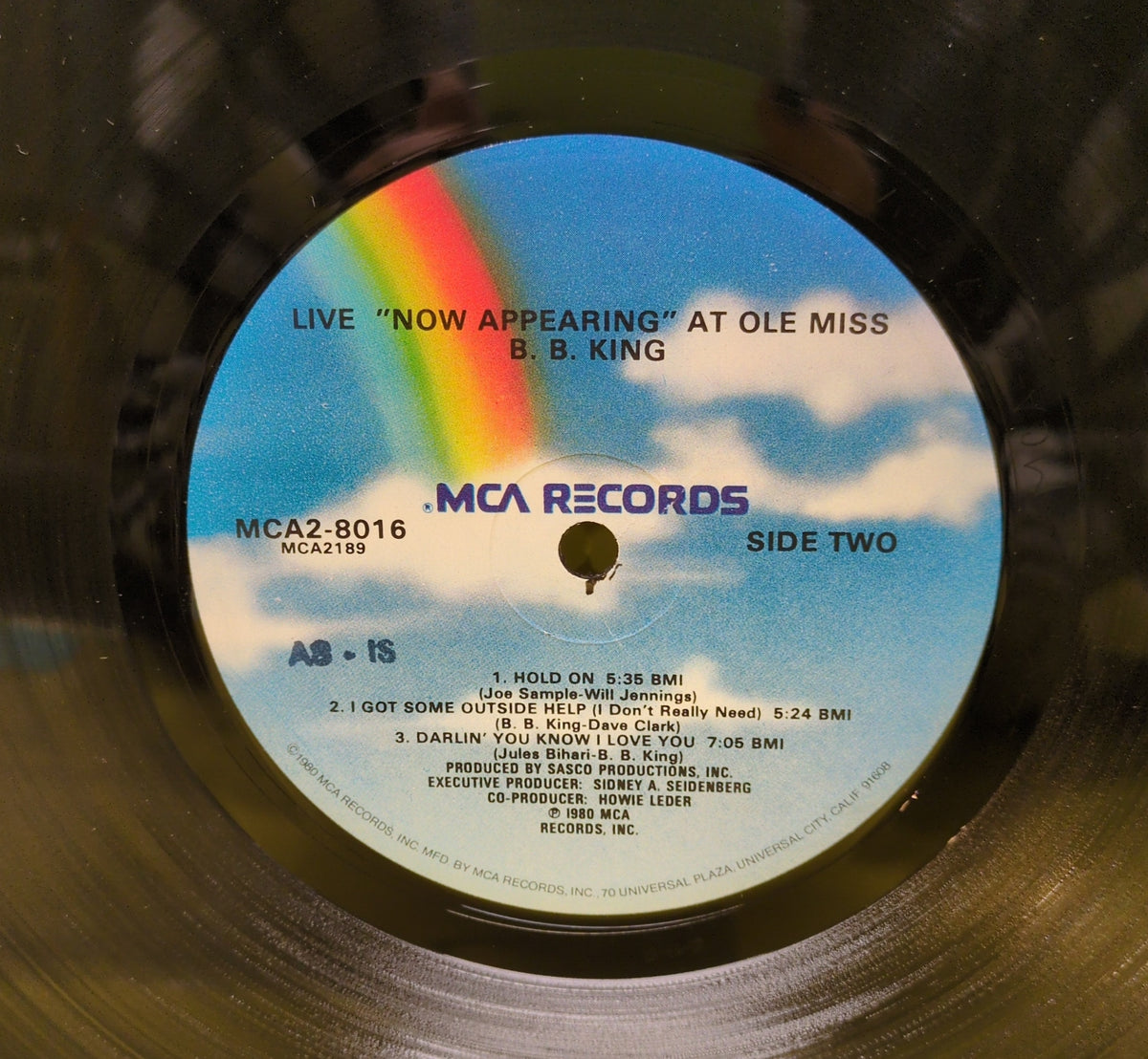 B.B. King - B.B. King "Now Appearing" At Ole Miss - 1980 - MCA2-8016 Used - VG+ - Vinyl - Promo - 2xLP B.B. King - B.B. King "Now Appearing" At Ole Miss - 1980 - MCA2-8016 Used - VG+ - Vinyl - Promo - 2xLP