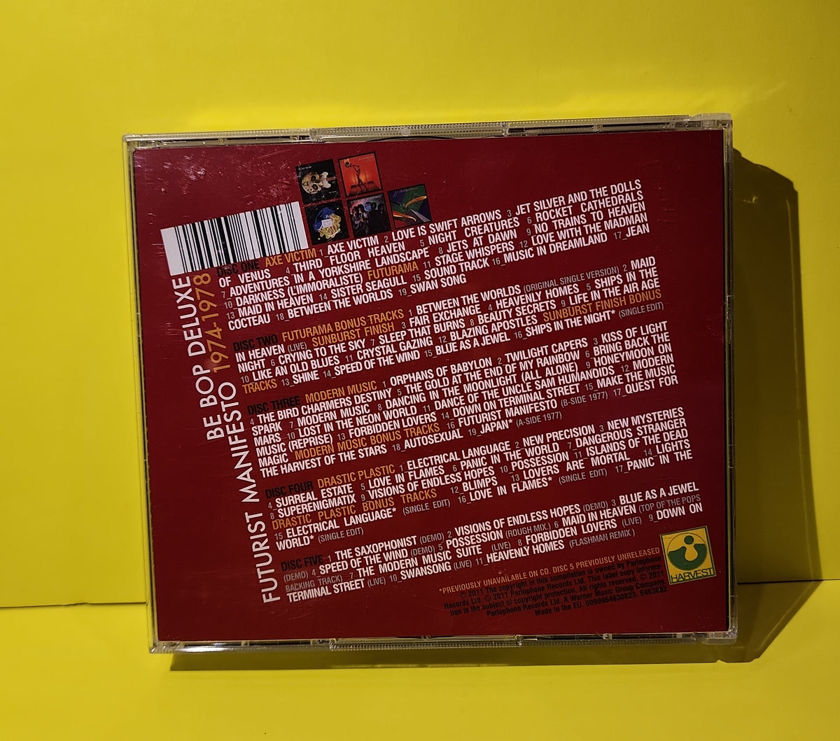 Be Bop Deluxe - Futurist Manifesto / 5 CDs Box Set - 2011 - 5099964630823 Used - EX - CDs Be Bop Deluxe - Futurist Manifesto / 5 CDs Box Set - 2011 - 5099964630823 Used - EX - CDs