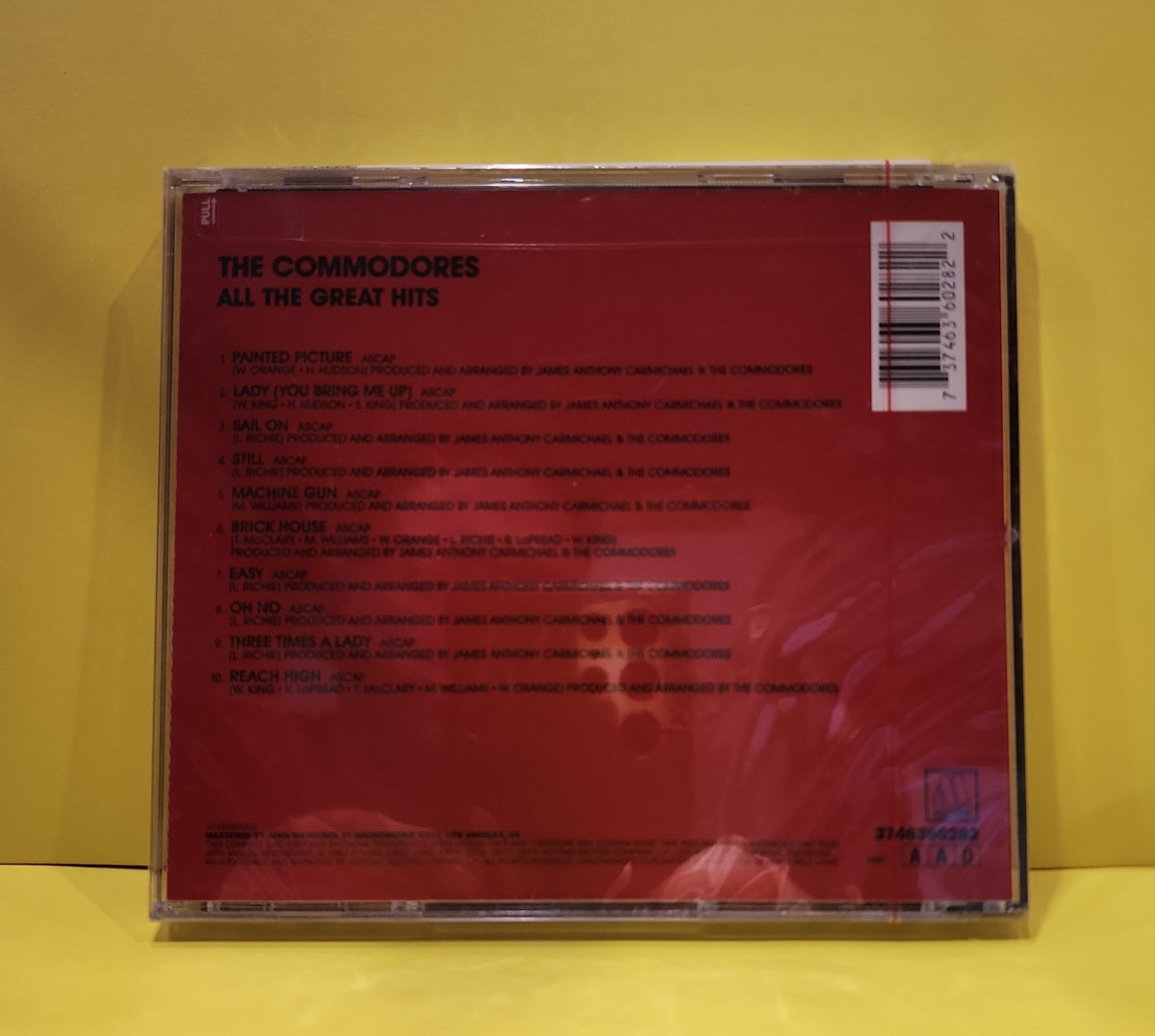 Commodores - All The Great Hits - 1991 - 3746360282 New - Sealed - CDs Commodores - All The Great Hits - 1991 - 3746360282 New - Sealed - CDs