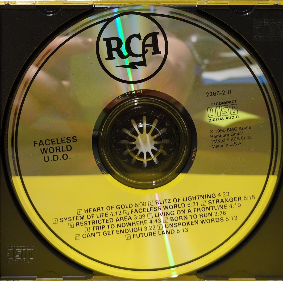 U.D.O. - Faceless World - 1990 - 2266-2-R Used - VG++ - CDs U.D.O. - Faceless World - 1990 - 2266-2-R Used - VG++ - CDs
