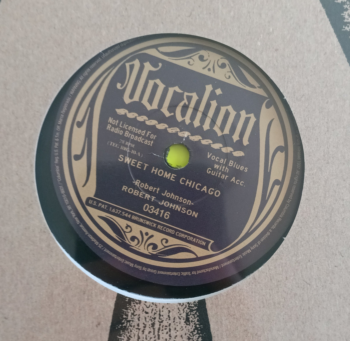 Robert Johnson - Sweet Home Chicago / Walkin Blues - 2019 - TEG 1085-10 New - Sealed - RSD 10" Vinyl Robert Johnson - Sweet Home Chicago / Walkin Blues - 2019 - TEG 1085-10 New - Sealed - RSD 10" Vinyl