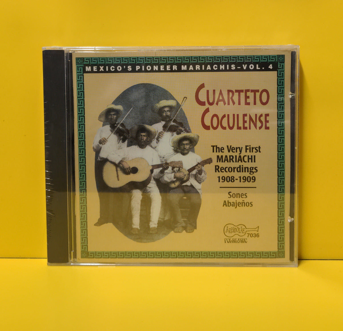 Cuarteto Coculense - The Very First Mariachi Recordings 1908-1909 - 1998 - 7036 New - Sealed - CDs Cuarteto Coculense - The Very First Mariachi Recordings 1908-1909 - 1998 - 7036 New - Sealed - CDs