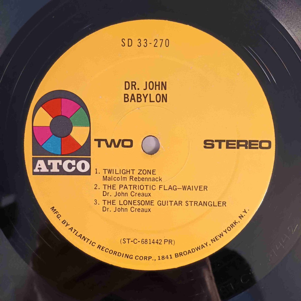 Dr. John - Babylon - 1969 - SD33-270 Used - VG+ - Vinyl Dr. John - Babylon - 1969 - SD33-270 Used - VG+ - Vinyl