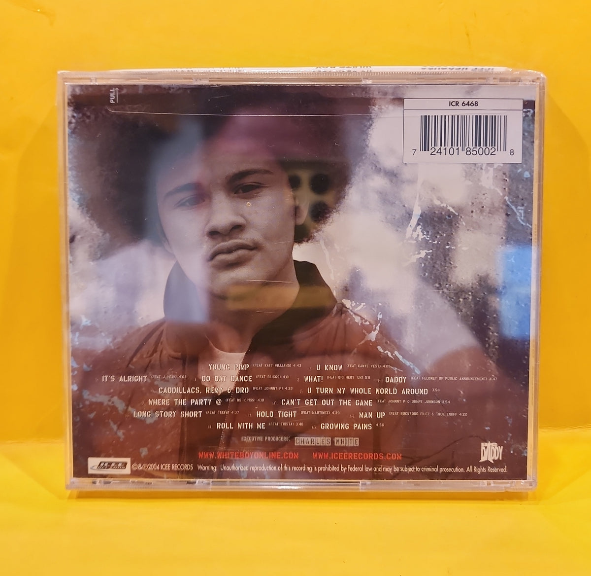 White Boy - No Gray Area - 2004 - ICR 6448 New - Sealed - CDs White Boy - No Gray Area - 2004 - ICR 6448 New - Sealed - CDs
