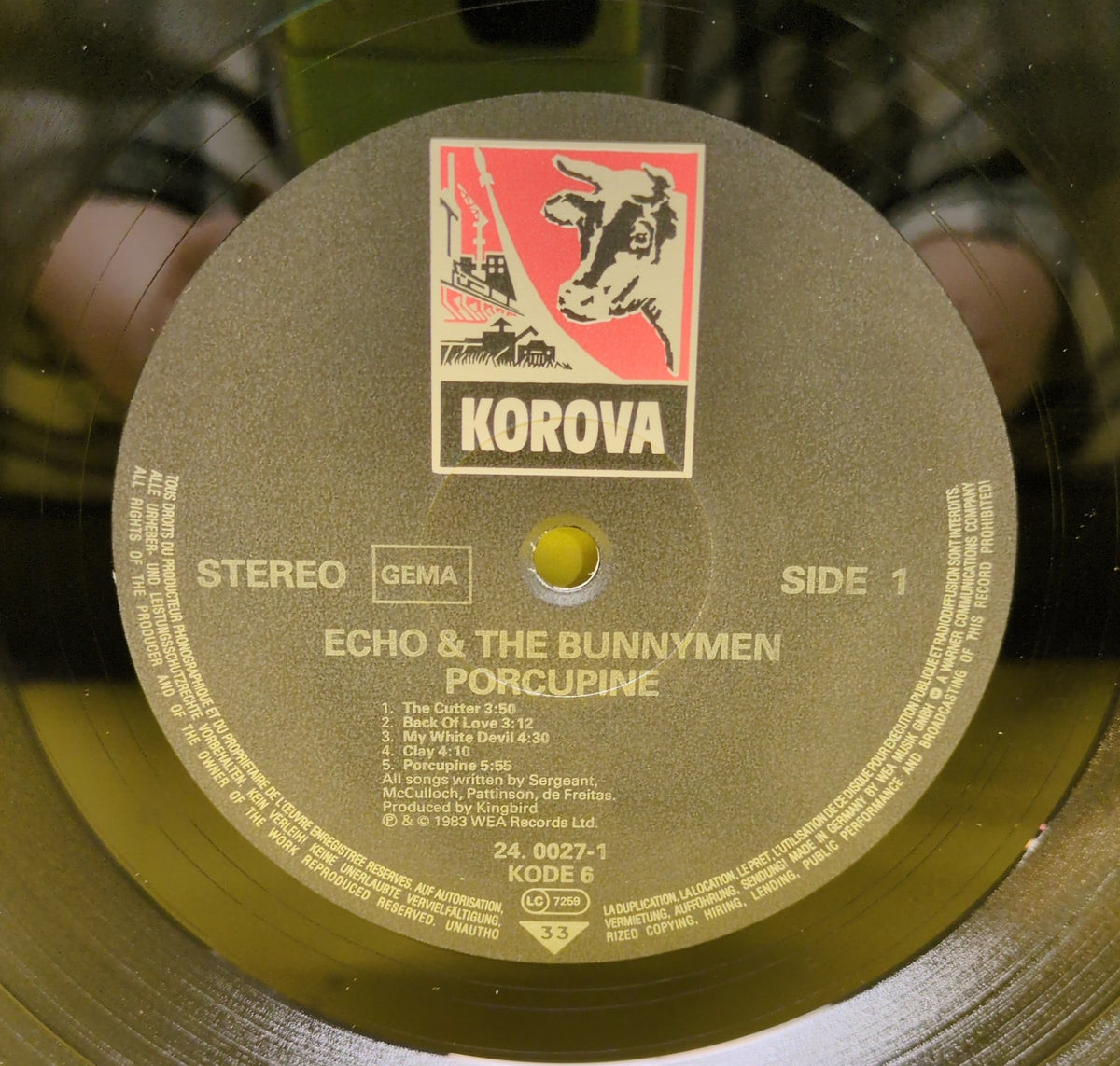 Echo & The Bunnymen - Porcupine - 1983 - 240027-1 Used - VG++ - Vinyl Echo & The Bunnymen - Porcupine - 1983 - 240027-1 Used - VG++ - Vinyl